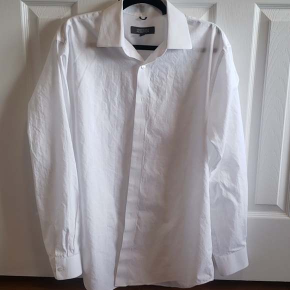 Mens Kenneth Cole White Dress Shirt - Picture 1 of 2